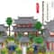 Micro Suzhou Garden LED Building Blocks Set Chinese Architecture Mini Landscape Model 5