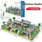 Micro Suzhou Garden LED Building Blocks Set Chinese Architecture Mini Landscape Model 6