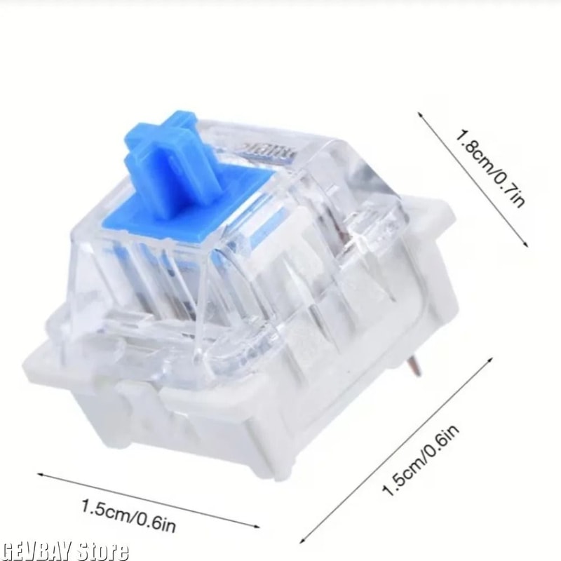 30PCS Mechanical Keyboard Tactile Switch Set 2 Pin Clicker Replacement For DIY Keyboards 2