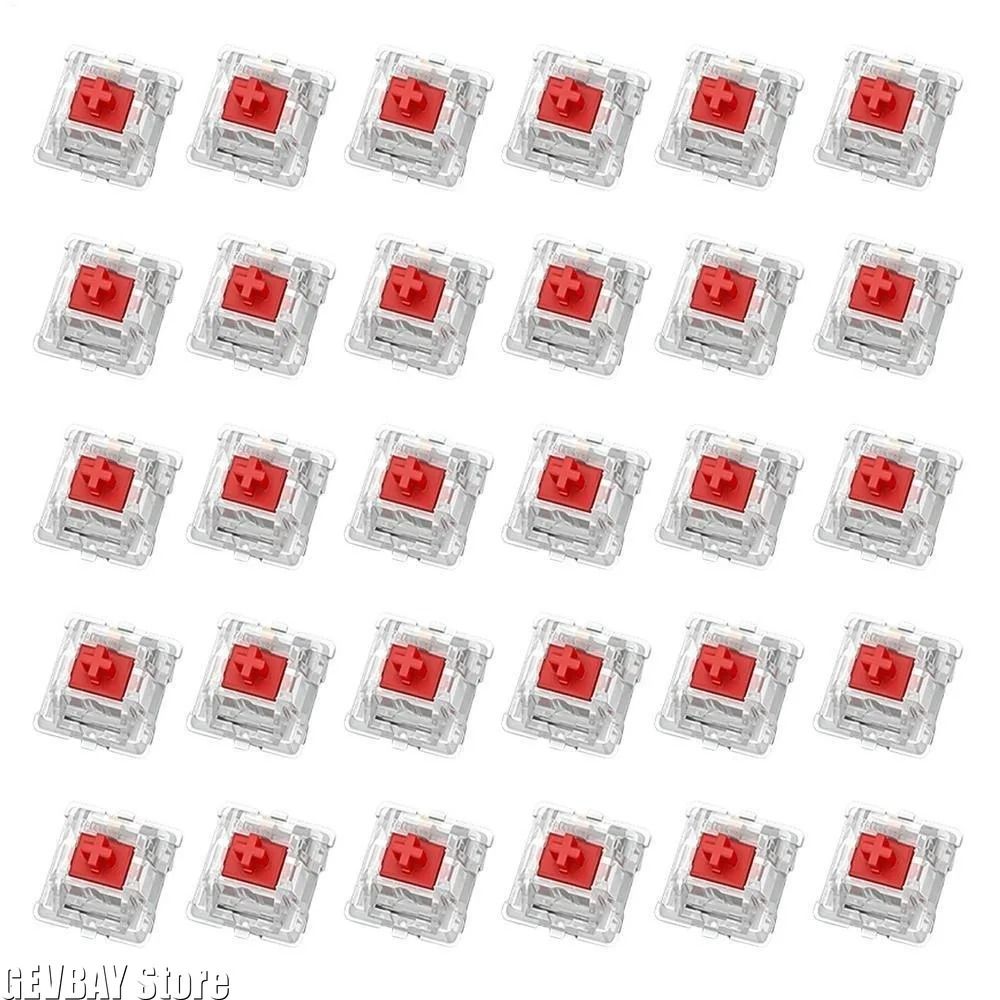 30PCS Mechanical Keyboard Tactile Switch Set 2 Pin Clicker Replacement For DIY Keyboards 3