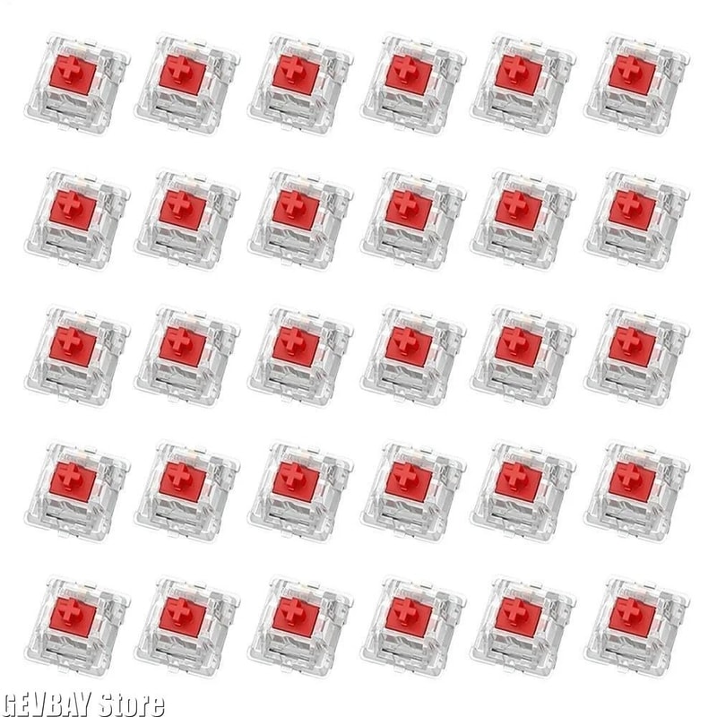 30PCS Mechanical Keyboard Tactile Switch Set 2 Pin Clicker Replacement For DIY Keyboards 3