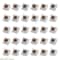 30PCS Mechanical Keyboard Tactile Switch Set 2 Pin Clicker Replacement For DIY Keyboards 4