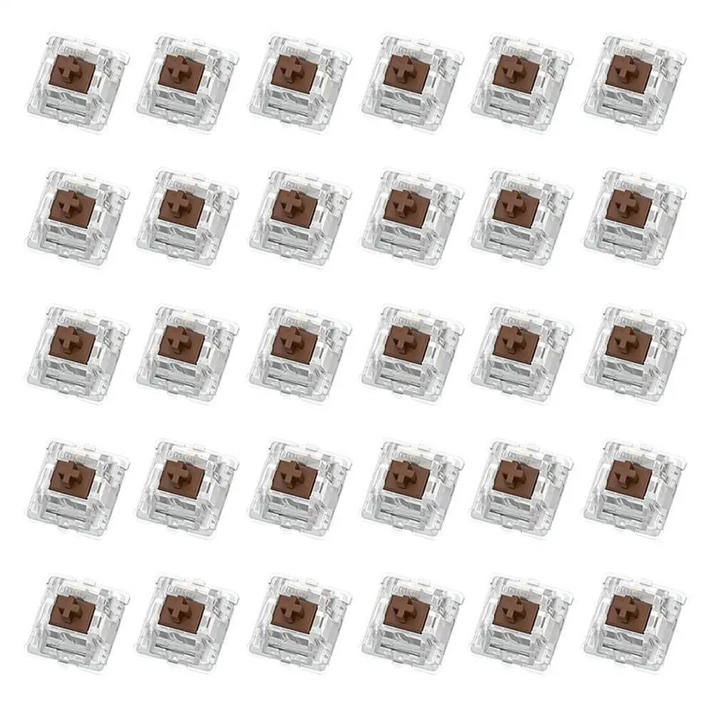 30PCS Mechanical Keyboard Tactile Switch Set 2 Pin Clicker Replacement For DIY Keyboards 9