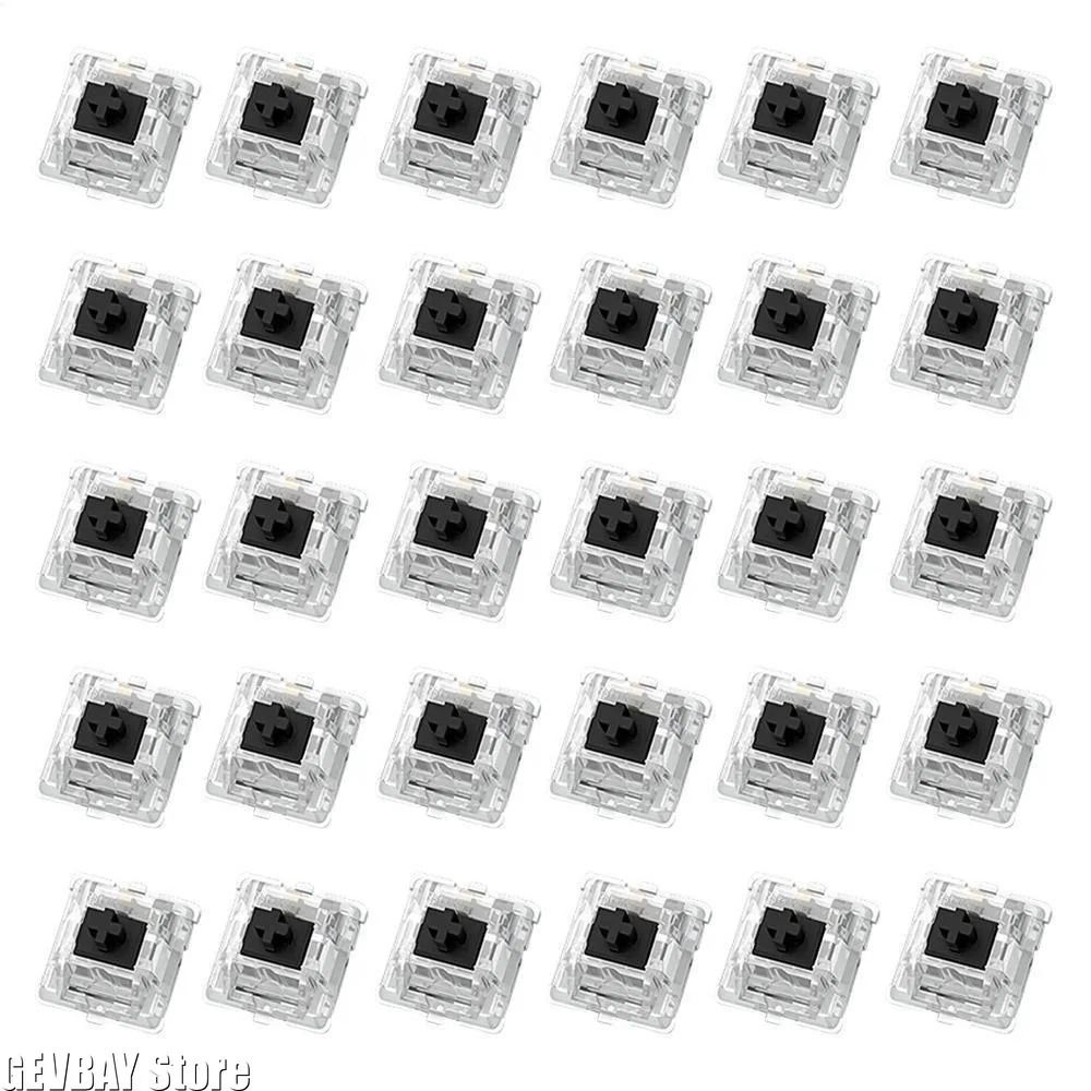30PCS Mechanical Keyboard Tactile Switch Set 2 Pin Clicker Replacement For DIY Keyboards 5