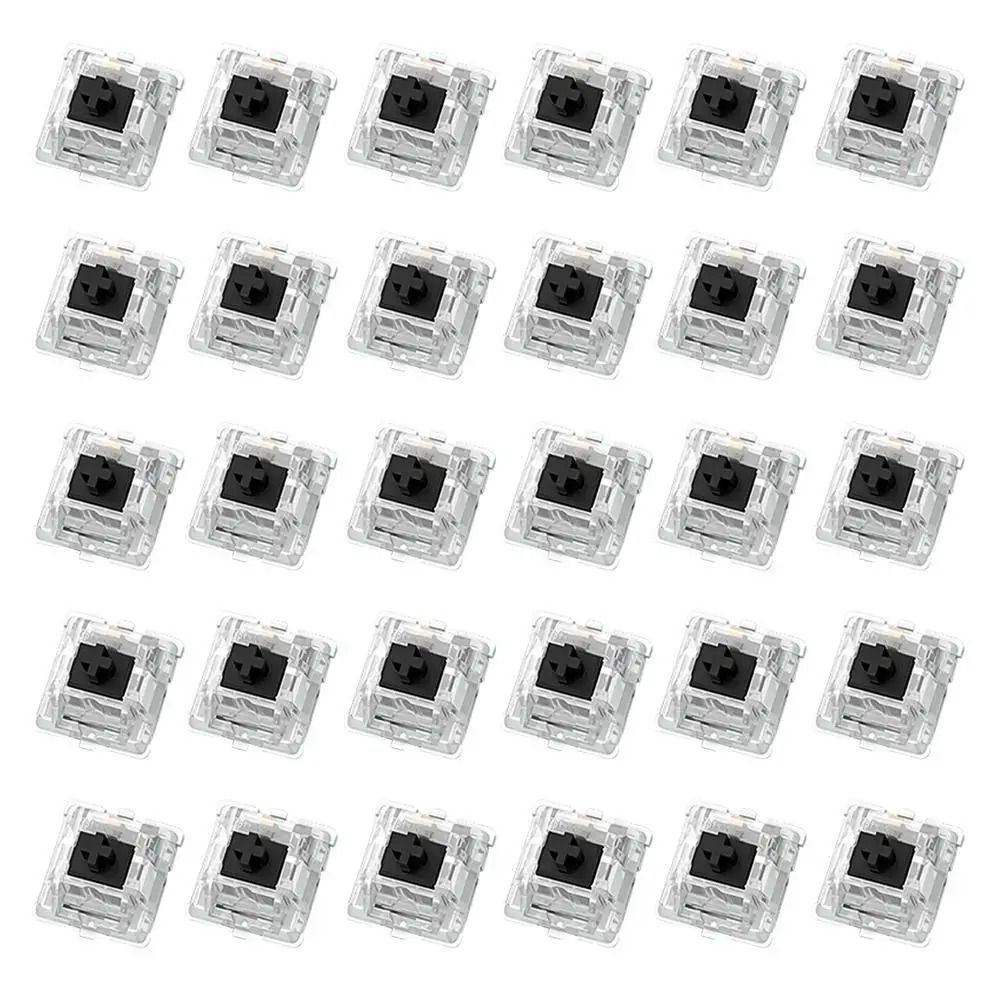 30PCS Mechanical Keyboard Tactile Switch Set 2 Pin Clicker Replacement For DIY Keyboards 7