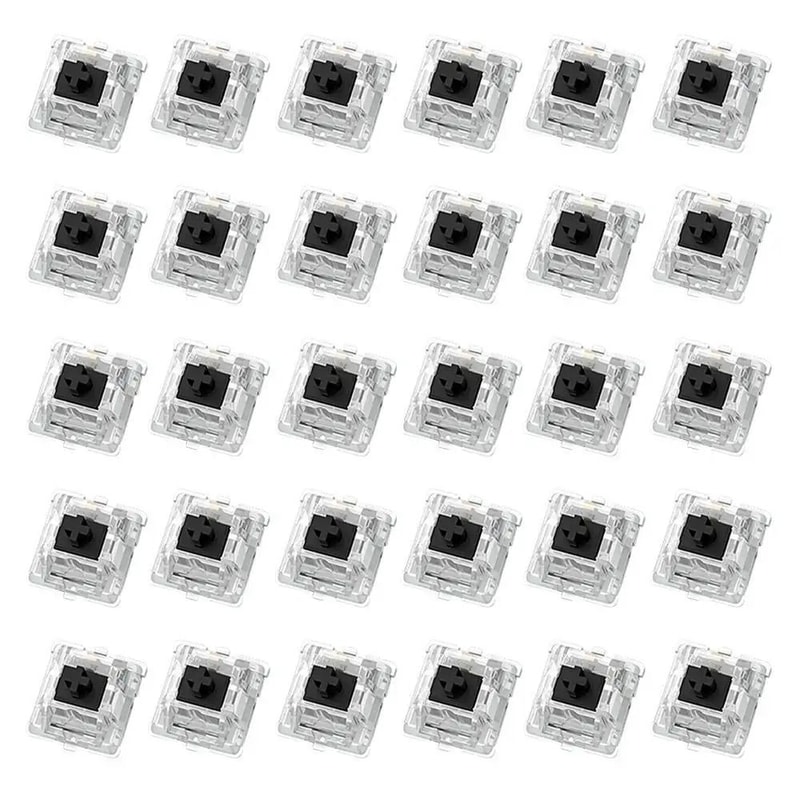 30PCS Mechanical Keyboard Tactile Switch Set 2 Pin Clicker Replacement For DIY Keyboards 7