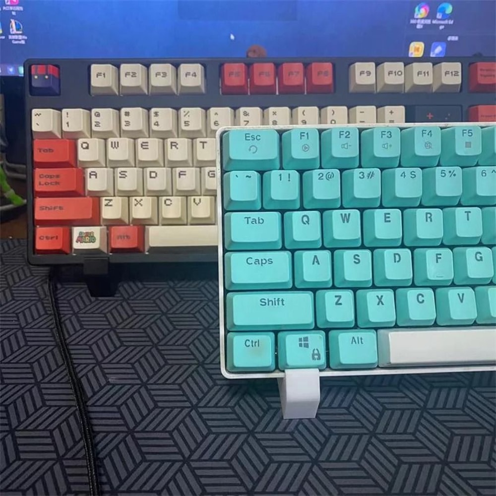 3D Printed Mechanical Keyboard Display Stand Single Layer Desk Storage Rack 2