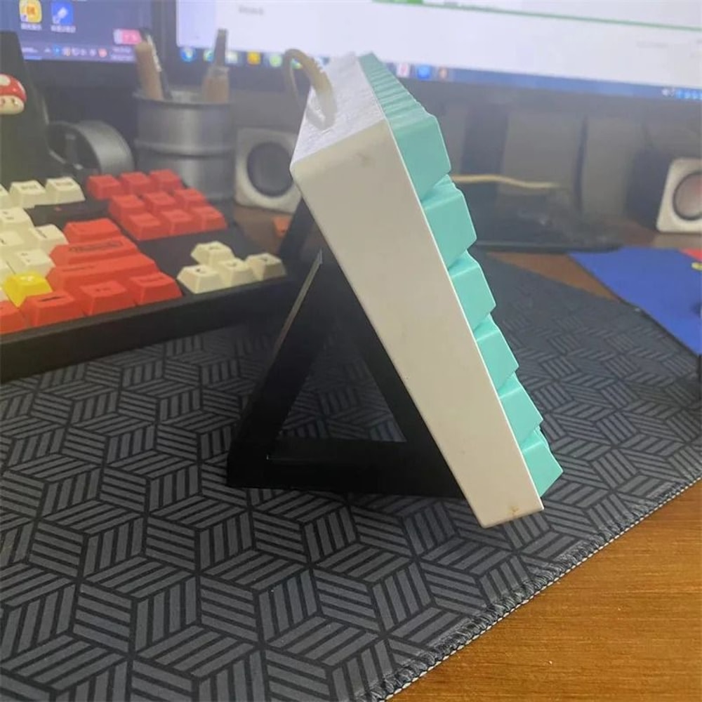 3D Printed Mechanical Keyboard Display Stand Single Layer Desk Storage Rack 3
