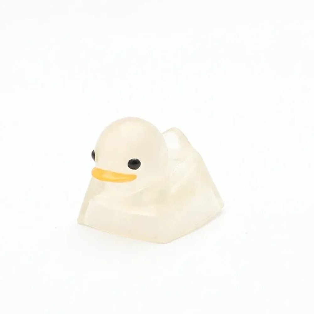 Cute Duck Resin Keycap Cherry MX Artisan Keyboard Cap Decorative Gamer Key 7