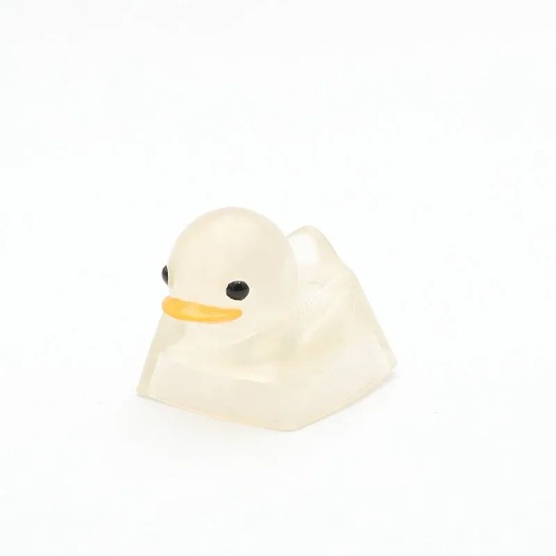 Cute Duck Resin Keycap Cherry MX Artisan Keyboard Cap Decorative Gamer Key 7