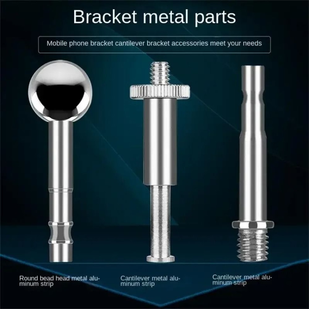 38 To 14 Metal Adapter With Ball Head Microphone Boom Arm Mount 0