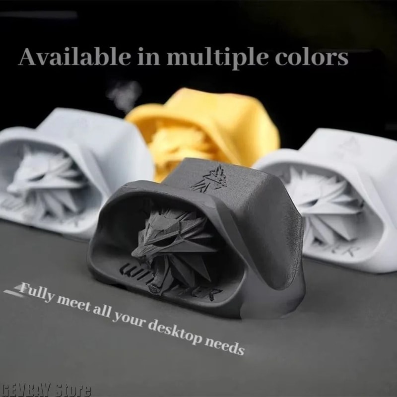 Wizard Wolf Head Controller Stand Xbox Gamepad Display Holder Desk Decor 2