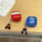 3D Beverage Bottle AirPods Case TPU Protective Cover With Keychain 0