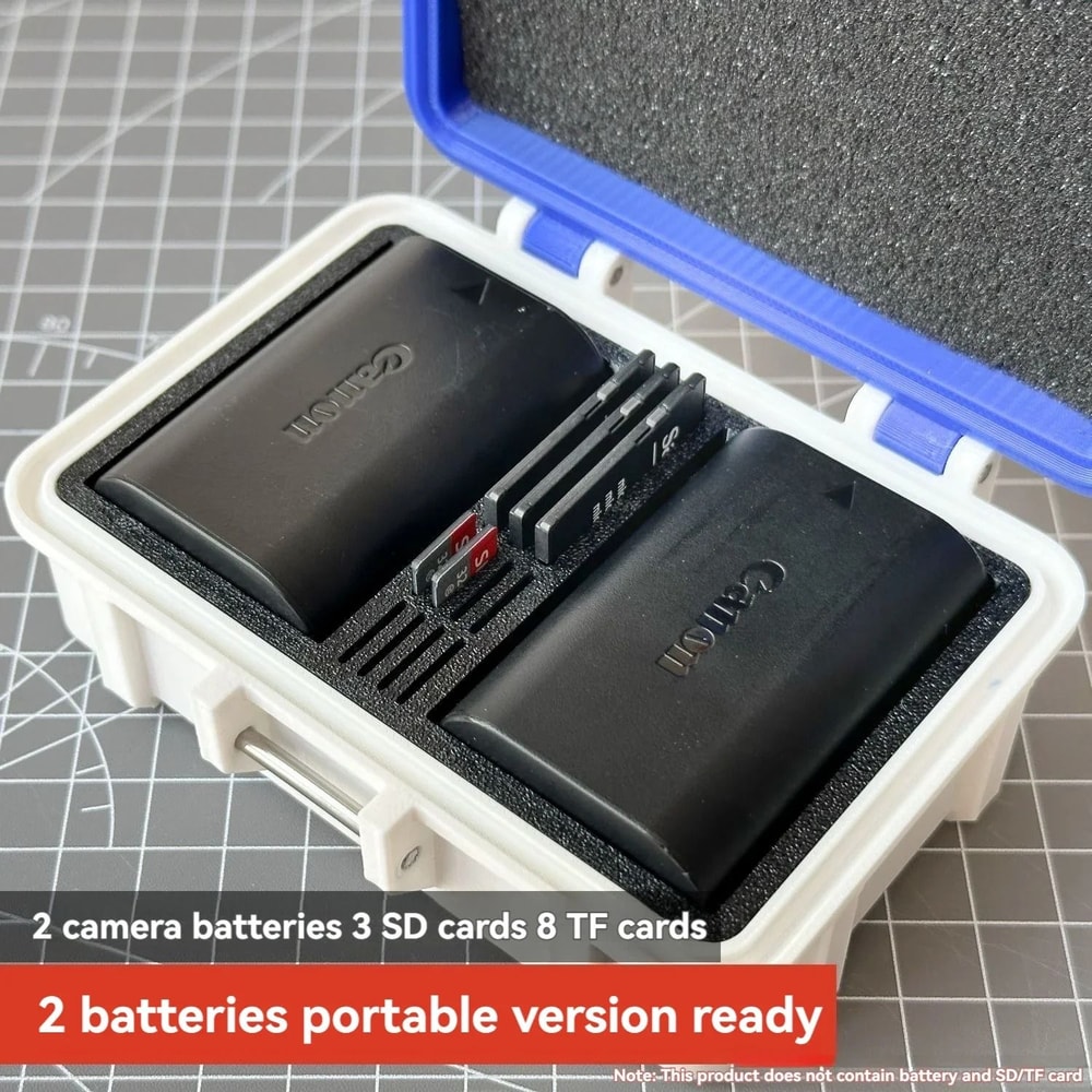 MoistureProof Camera Battery Storage Box DSLR Battery Protective Case 4