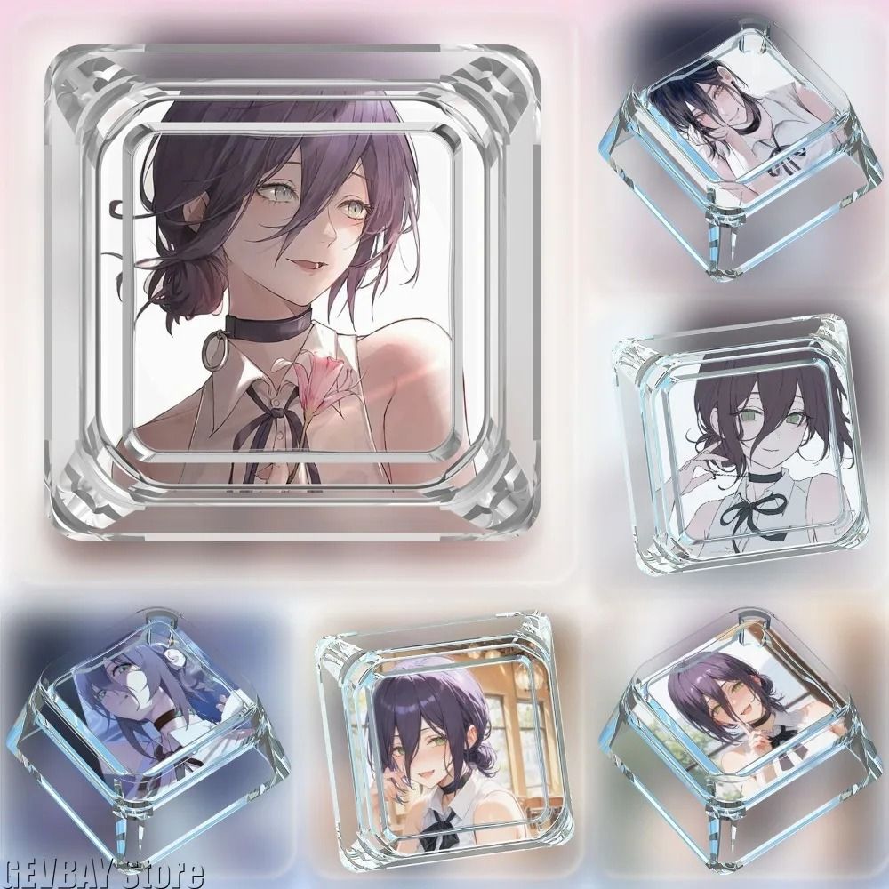 Chainsaw Man Reze Anime Keycap Cute 1U Custom Mechanical Keyboard Keycap 0
