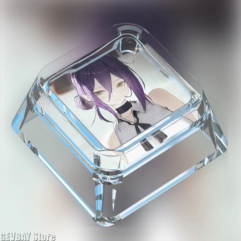 Chainsaw Man Reze Anime Keycap Cute 1U Custom Mechanical Keyboard Keycap 5