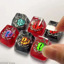 evil eye resin artisan keycap 3d halloween custom mechanical keyboard keycap