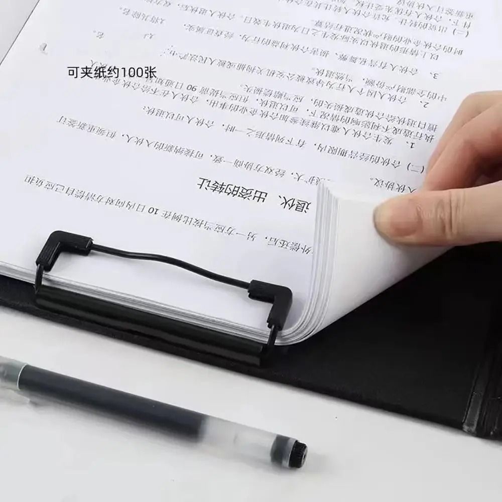 Professional PU Leather Clipboard Folder A4 A5 Foldable Conference Writing Pad 4