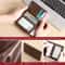 Vintage Leather RFID Mini Wallet With Money Clip Slim Card Holder For Men 2