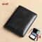 Vintage Leather RFID Mini Wallet With Money Clip Slim Card Holder For Men 6