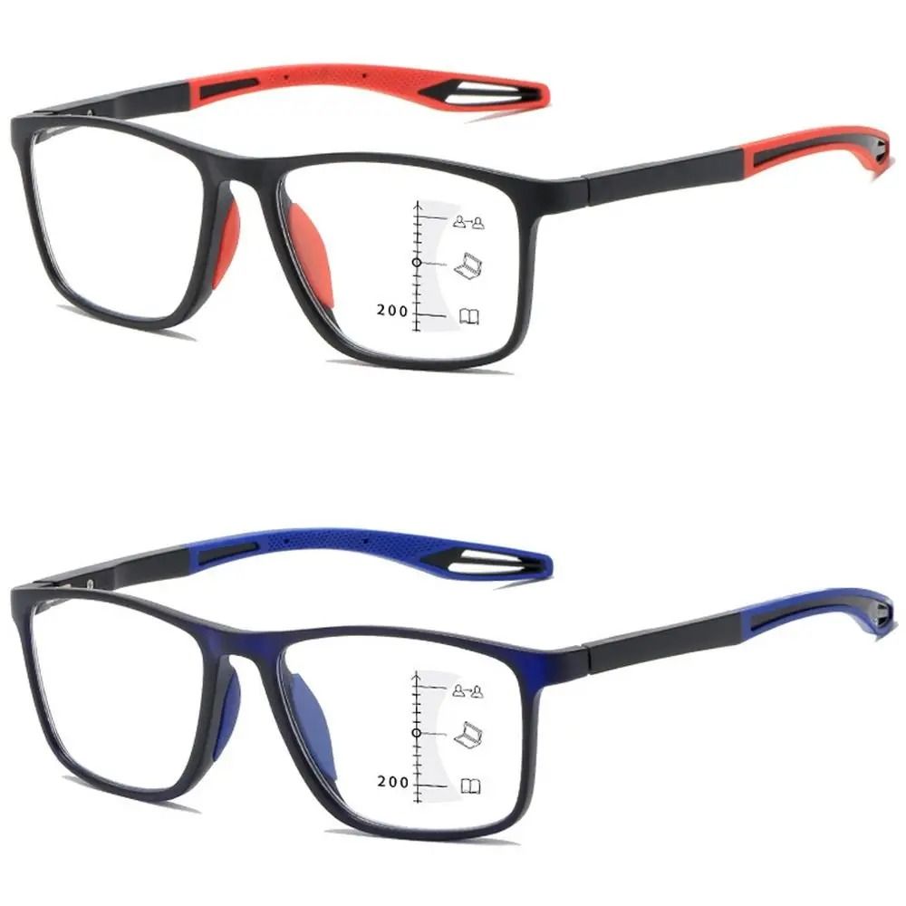TR90 Progressive Multifocal Reading Glasses Anti Blue Light Ultralight Eyewear 0