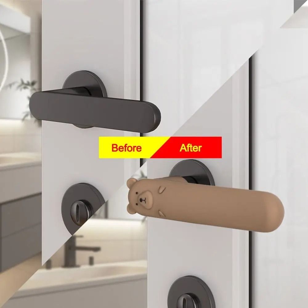 SafeGuard Silicone Door Handle Protector AntiCollision Wall Saver Cover 1