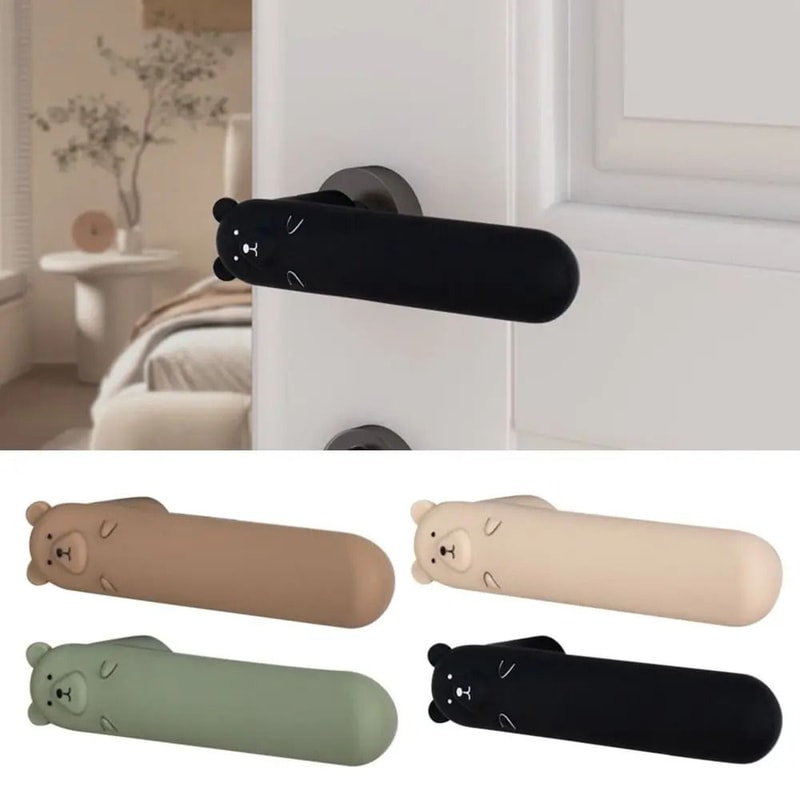SafeGuard Silicone Door Handle Protector AntiCollision Wall Saver Cover 3