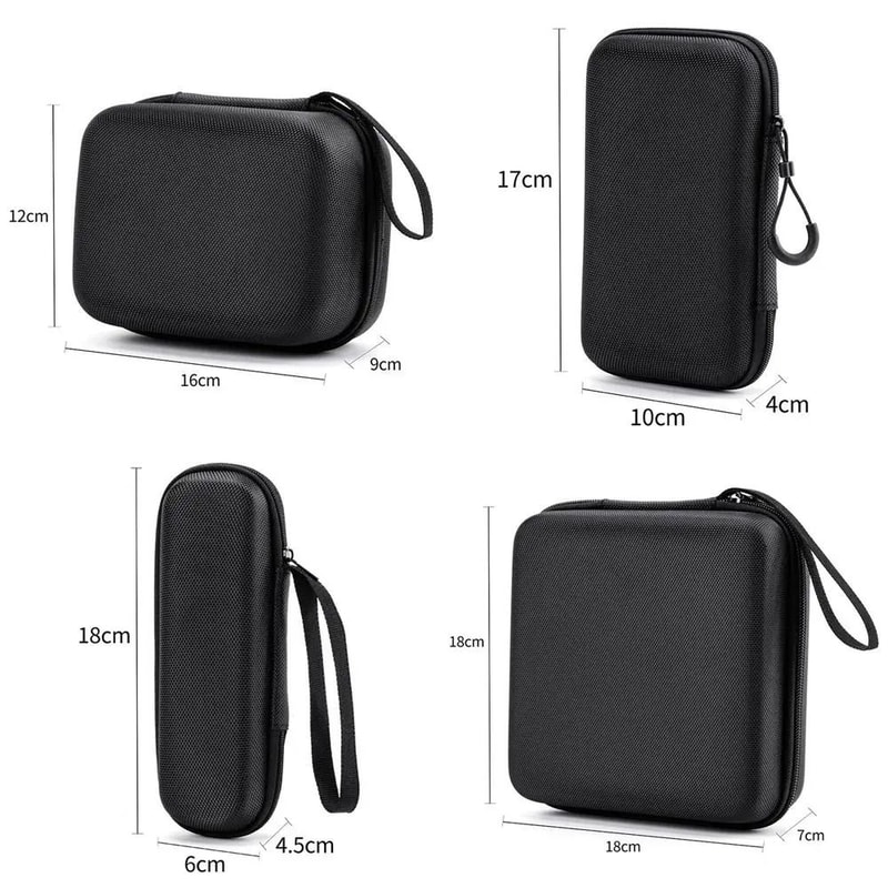 Mini EVA Hard Shell Earphone Case Portable Zipper Storage Box For Digital Accessories 4