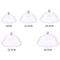Acrylic Cake Dome Cover Round Dessert Display Food Protector With Lid 5