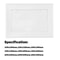 Universal ABS Access Panel Wall Ceiling Inspection Hatch PushType Cover 5