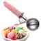 Stainless Steel DoubleEnded Ice Cream Scoop Melon Baller Fruit Tool 0