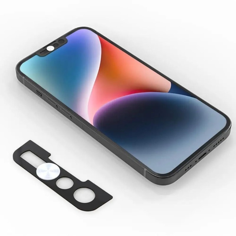 3PCS Metal Webcam Privacy Cover Slider For IPhone 14 Series Camera Protection 1