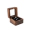 Rustic Wooden Engagement Ring Box For Couples Wedding Gift 11