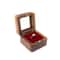 Rustic Wooden Engagement Ring Box For Couples Wedding Gift 6