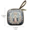Portable Virgin Mary Rosary Storage Pouch Zippered Mini Prayer Jewelry Case 20