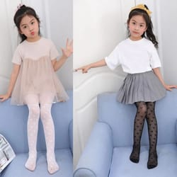 breathable mesh baby girls pantyhose princess tights for spring summer autumn