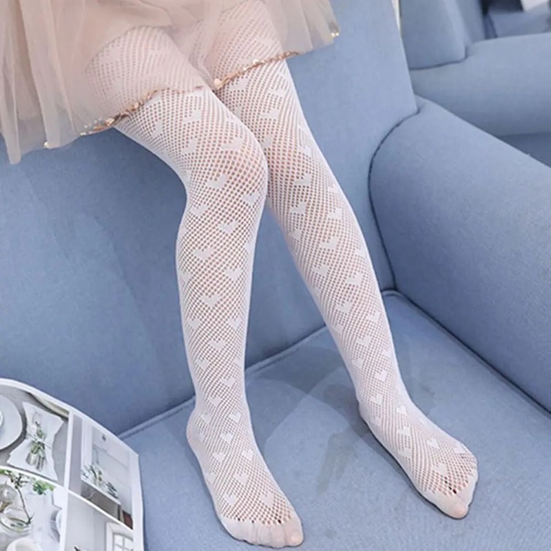 Breathable Mesh Baby Girls Pantyhose Princess Tights For Spring Summer Autumn 6