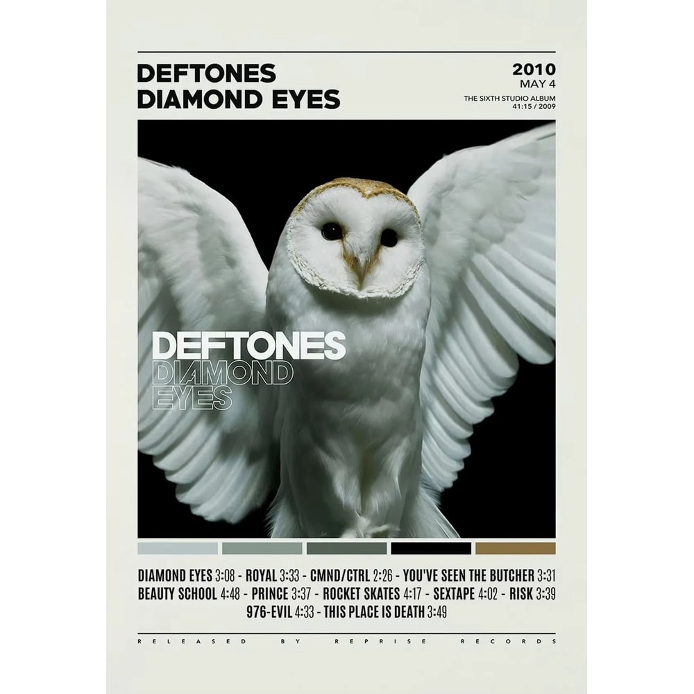 Deftones Album Cover Poster Canvas Around The Fur Saturday Night Wrist Wall Art 6