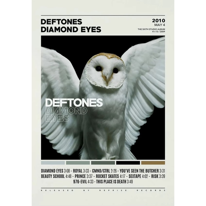 Deftones Album Cover Poster Canvas Around The Fur Saturday Night Wrist Wall Art 6