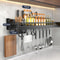 NoDrill Wall Mounted Kitchen Storage Rack With Drainage Design And Large Capacity Organizer 11