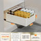 SlideOut Pull Out Spice Rack With Dual Rails Compact Cabinet Kitchen Drawer Organizer 18