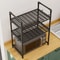 Expandable Microwave Shelf Organizer Adjustable MultiLayer Kitchen Storage Rack With Hooks 4
