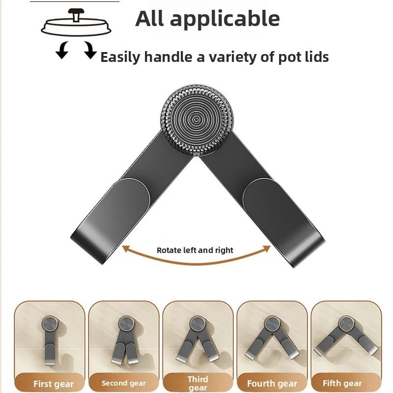 NoDrill Wall Mounted Pot Lid Rack MultiPurpose Cutting Board Holder SpaceSaving Kitchen Organizer 5