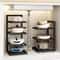 Adjustable 34 Tier Under Sink Storage Rack Stainless Steel Expandable Cabinet Organizer Shelf 6