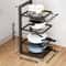 Adjustable 34 Tier Under Sink Storage Rack Stainless Steel Expandable Cabinet Organizer Shelf 8