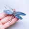 Natural Kyanite Dragonfly Crystal Figurine Healing Decor 7