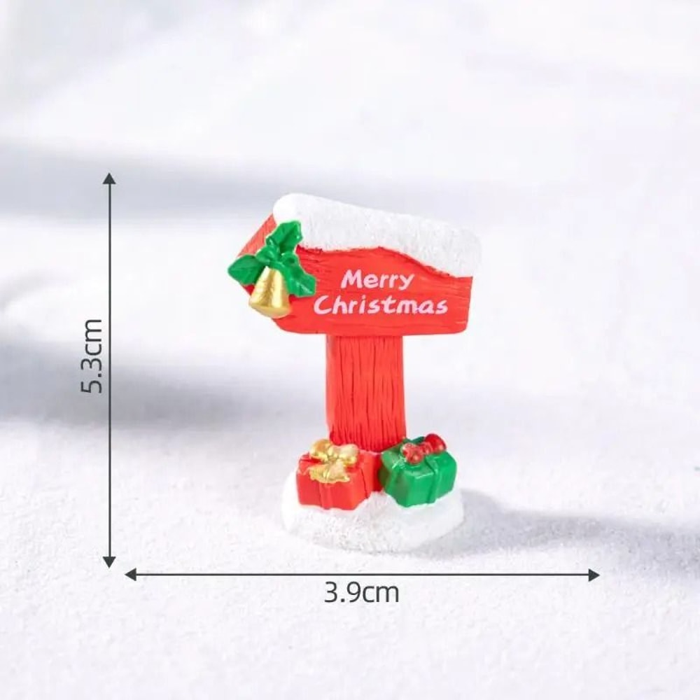 Mini Resin Road Sign Fairy Garden Decor DIY Micro Landscape Dollhouse Ornament 6