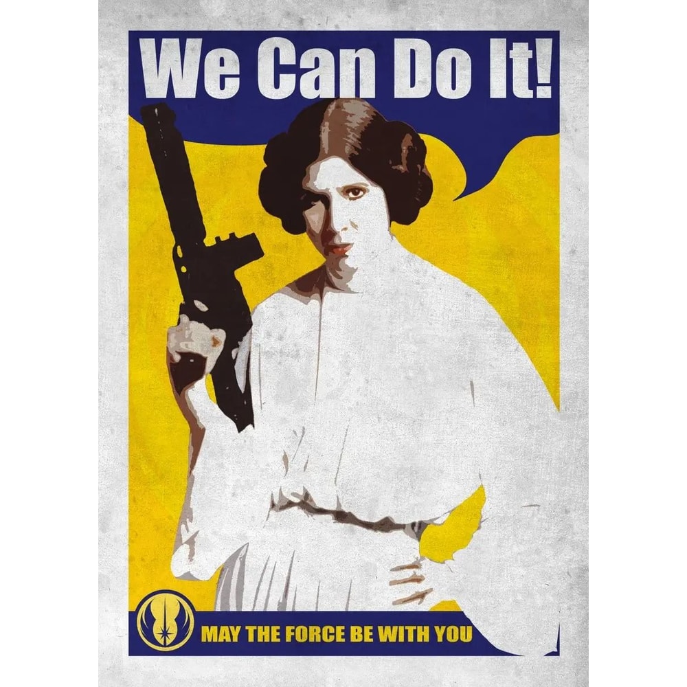 Galactic Retro Propaganda Canvas Poster Space Movie Wall Art 7