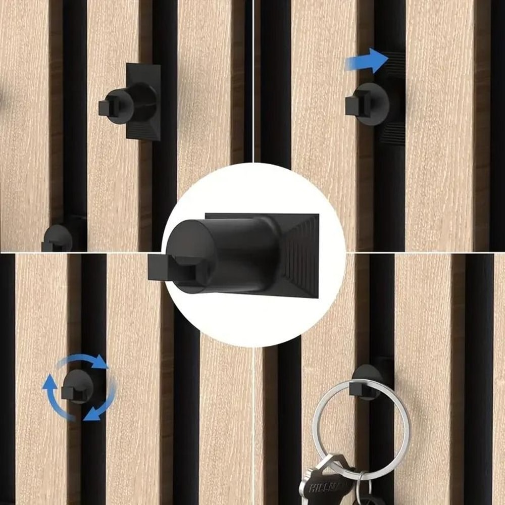 HeavyDuty NoDrill Acoustic Panel Hooks AntiRust Soundproof Panel Mount Clips For Studio Office 1