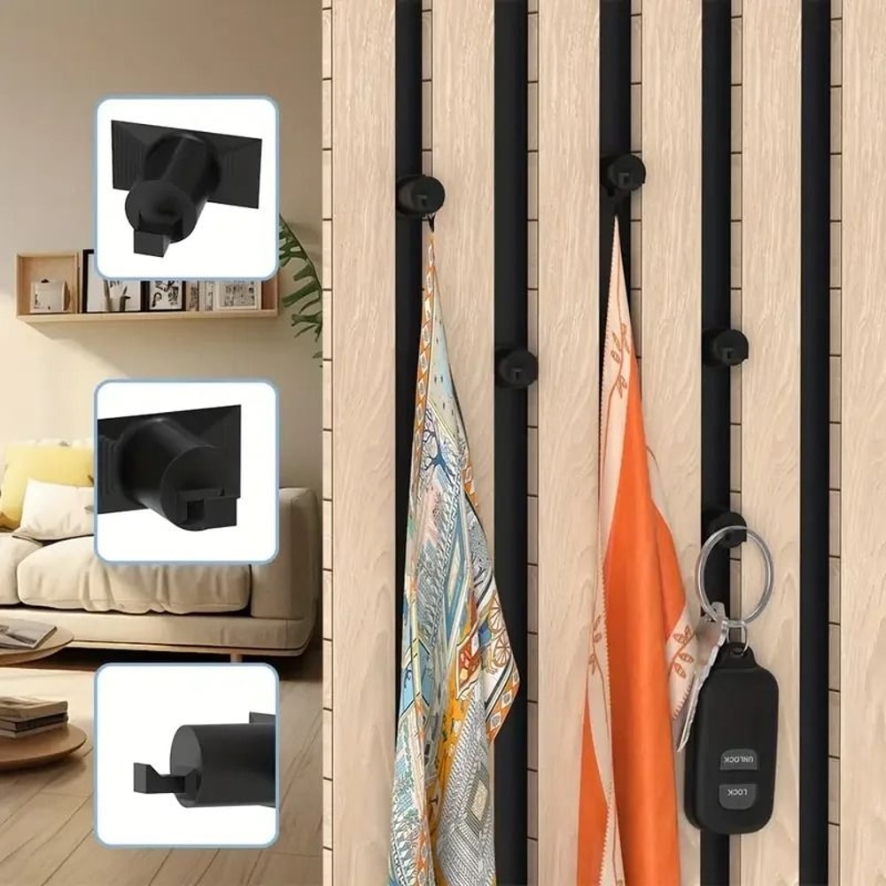 HeavyDuty NoDrill Acoustic Panel Hooks AntiRust Soundproof Panel Mount Clips For Studio Office 2